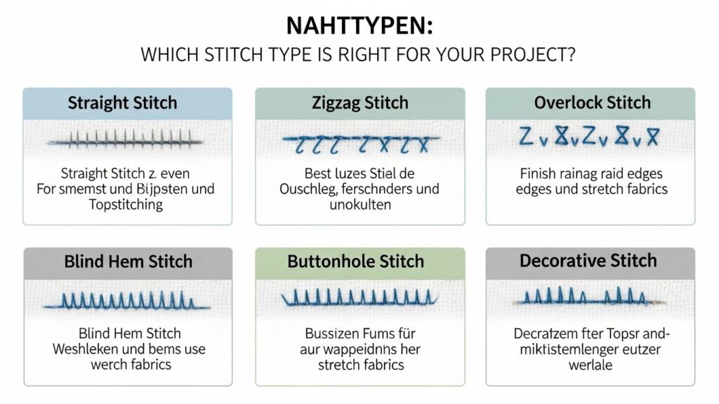 Nahttypen: Which Stitch Type is Right for Your Project?